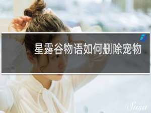 星露谷物语如何删除宠物