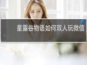 星露谷物语如何双人玩微信