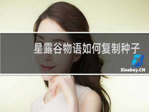 星露谷物语如何复制种子