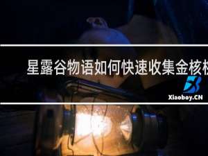 星露谷物语如何快速收集金核桃
