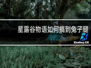 星露谷物语如何搞到兔子腿