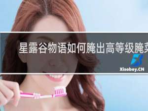 星露谷物语如何腌出高等级腌菜