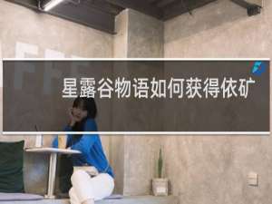 星露谷物语如何获得依矿