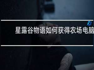 星露谷物语如何获得农场电脑