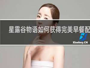 星露谷物语如何获得完美早餐配方