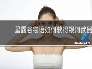 星露谷物语如何获得银河武器
