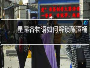 星露谷物语如何解锁酿酒桶