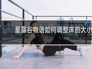 星露谷物语如何调整床的大小