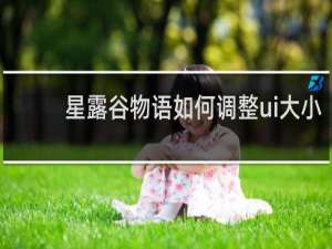 星露谷物语如何调整ui大小