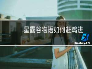 星露谷物语如何赶鸡进