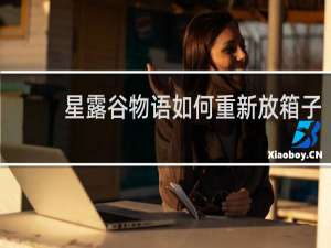 星露谷物语如何重新放箱子