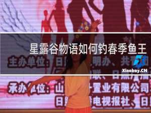 星露谷物语如何钓春季鱼王