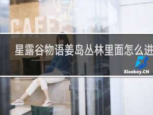 星露谷物语姜岛丛林里面怎么进去