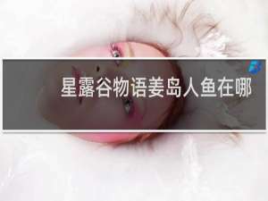星露谷物语姜岛人鱼在哪