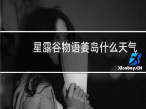 星露谷物语姜岛什么天气