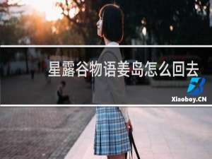 星露谷物语姜岛怎么回去