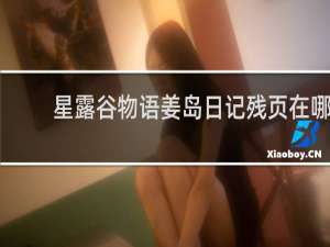 星露谷物语姜岛日记残页在哪