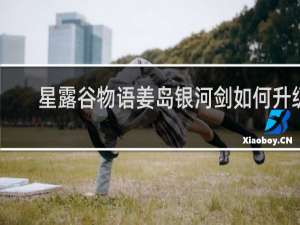 星露谷物语姜岛银河剑如何升级