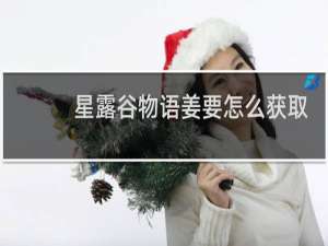 星露谷物语姜要怎么获取