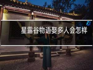 星露谷物语娶多人会怎样