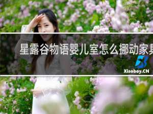 星露谷物语婴儿室怎么挪动家具