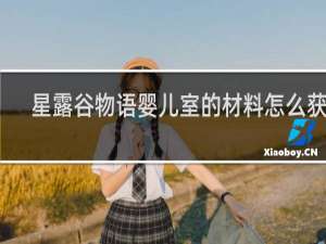 星露谷物语婴儿室的材料怎么获得