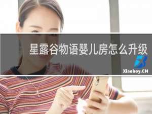 星露谷物语婴儿房怎么升级