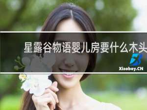 星露谷物语婴儿房要什么木头