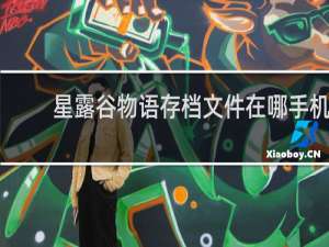 星露谷物语存档文件在哪手机