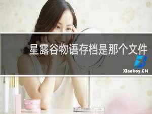 星露谷物语存档是那个文件