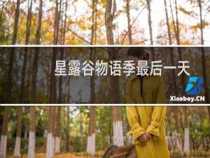 星露谷物语季最后一天