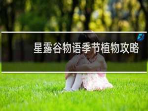 星露谷物语季节植物攻略