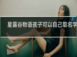 星露谷物语孩子可以自己取名字吗