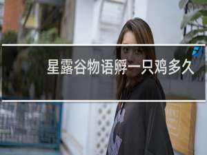 星露谷物语孵一只鸡多久