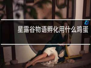 星露谷物语孵化用什么鸡蛋