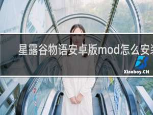 星露谷物语安卓版mod怎么安装