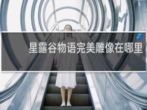 星露谷物语完美雕像在哪里