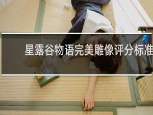 星露谷物语完美雕像评分标准