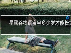 星露谷物语宝宝多少岁才能长大