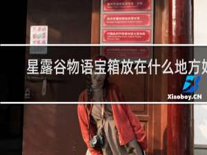 星露谷物语宝箱放在什么地方好