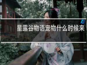 星露谷物语宠物什么时候来