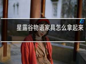星露谷物语家具怎么拿起来