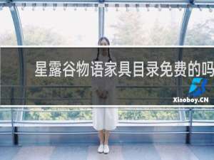 星露谷物语家具目录免费的吗