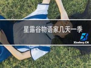 星露谷物语家几天一季