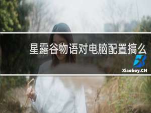 星露谷物语对电脑配置搞么