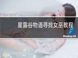 星露谷物语寻找女巫教程