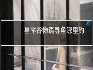 星露谷物语寻鱼哪里钓