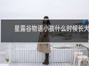 星露谷物语小孩什么时候长大
