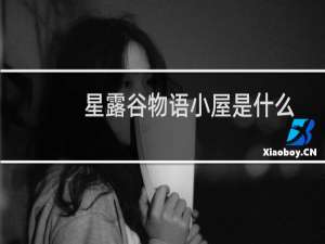 星露谷物语小屋是什么