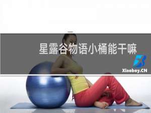 星露谷物语小桶能干嘛